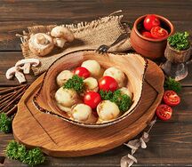 Шампиньоны с сыром