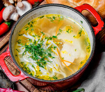 Лапша куриная