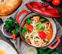 Суп Лагман с говядиной