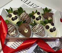 Клубника в шоколаде мишки