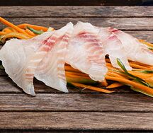 Сашими с окунем