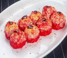 Запеченный с лососем