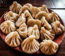 Хинкали с телятиной и свининой на компанию