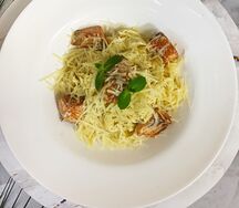 Паста с лососем