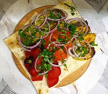 Ассорти овощей на углях