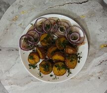 Селедка с картошкой