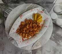 Креветки жареные