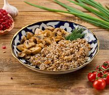 Гречка с грибами