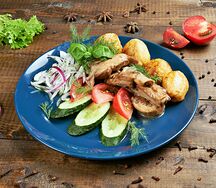 Казан-кебаб с бараниной