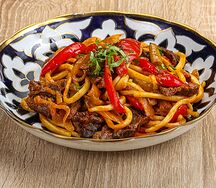 Уйгур лагман жареный