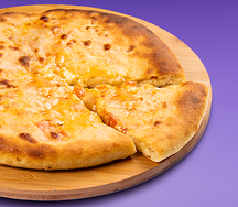 Осетинский пирог с сулугуни и помидорами