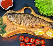 Форель на мангале