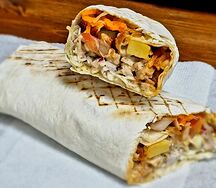 Шаурма в обычном лаваше