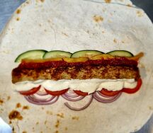 Люля из курицы в шаурме