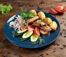 Казан-кебаб с бараниной