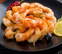 Креветки отварные