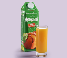 Сок Добрый персиковый 1л