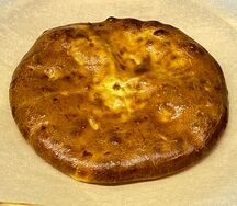 Пирог осетинский с сыром и творогом