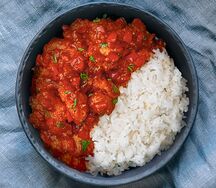 Курочка кочудян с рисом
