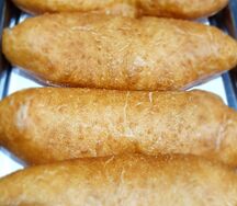 Жареный пирожок с картошкой