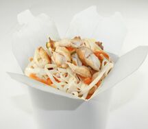 Пшеничная лапша с курицей