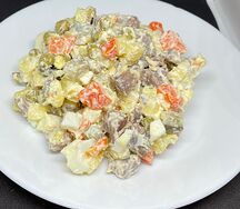 Оливье с мясом