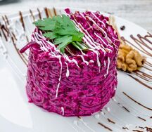 Салат Свекла с Чесноком