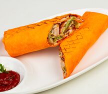 Шаурма Овощная с картофелем фри