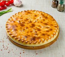 Русский пирог с мясом и картофелем