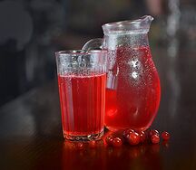Морс из клюквы