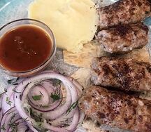 Люля-кебаб из свинины