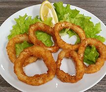 Луковый кольца в кляре