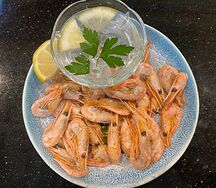 Креветки отварные