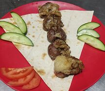 Шашлык из бараньей почки
