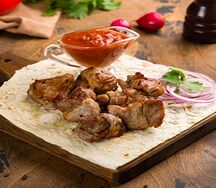 Шашлык из cвинoй корейки