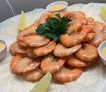 Креветки отварные к пиву