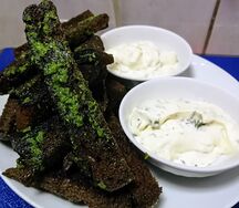 Гренки чесночные