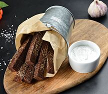 Гренки с чесноком