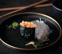 Фуд Сяке Спайси гункан