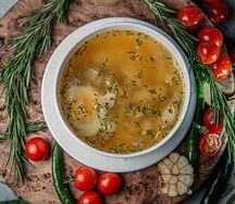Суп лапша куриная