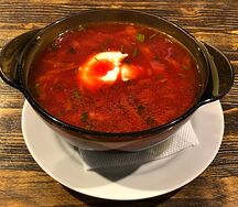 Борщ с говядиной