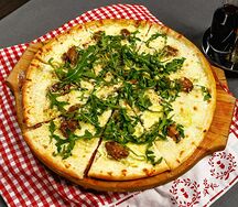 С белыми грибами и трюфельным маслом