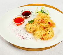 Креветки Катаифи