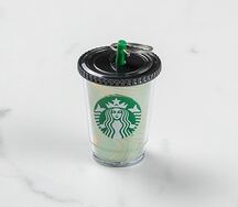 Пластиковый брелок Starbucks для ключей зеленый