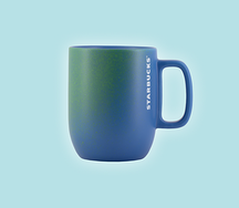 Кружка керамическая Mug Blue Green Spray
