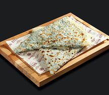 Кутаб с сыром и зеленью