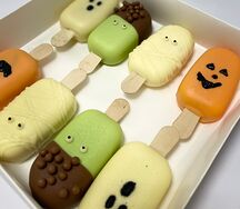 Новинка! Муссовые чизкейк-эскимо к Halloween