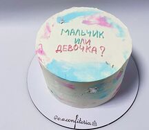 Бенто-торт на гендер-пати Мальчик или девочка?