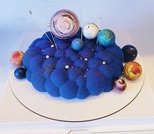 Муссовый торт Планеты с начинкой Манго-маракуйя