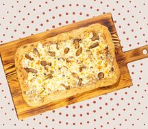 Римская пицца Трюфельная с белыми грибами